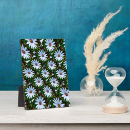 Plaque Photo Motif blanc