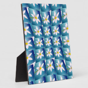 Plaque Photo Motif blanc Narcissus