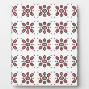 Plaque Photo Motif de fleurs Mandala
