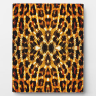 Plaque Photo Motif de fourrure Leopard
