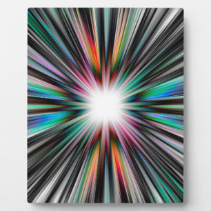 Plaque Photo Motif d'explosion Starburst