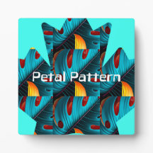 Motif feuille de palme verte