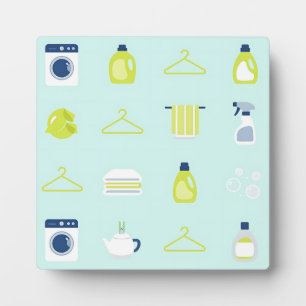 Plaque Photo Motif Jour de Lessive Frais