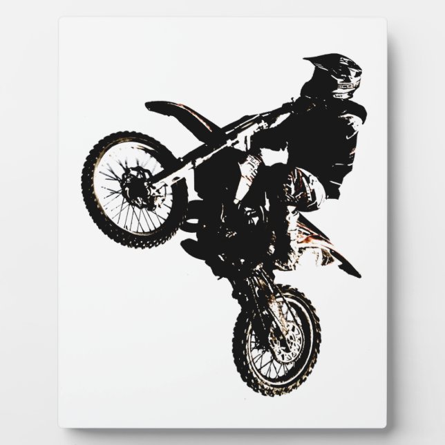 Plaque Photo Motocross (Devant)