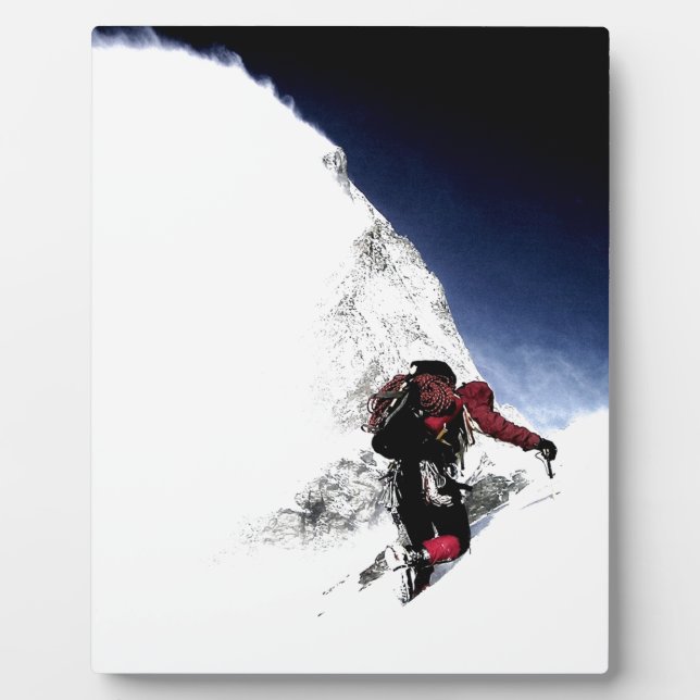 Plaque Photo Mountain Climat Sports extrêmes (Devant)