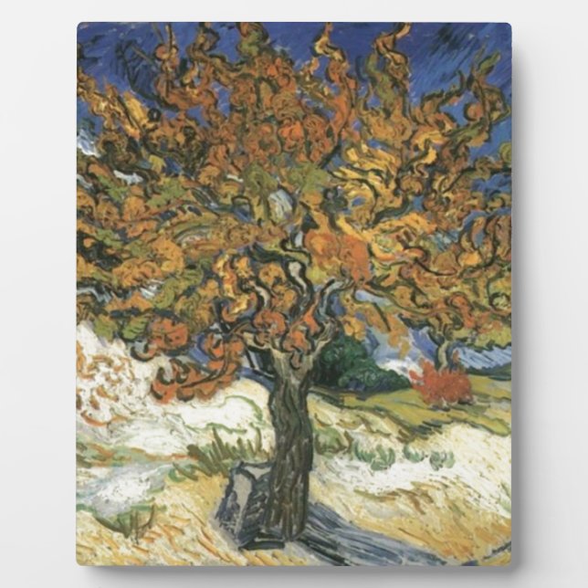Plaque Photo Mulberry Tree par van Gogh (Devant)
