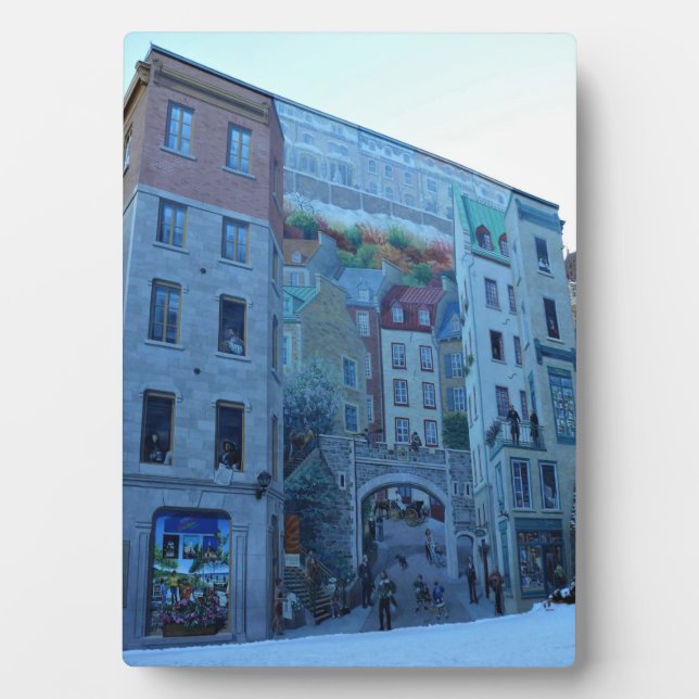 Plaque Photo Mural à Old Québec, Québec, Canada (Devant)
