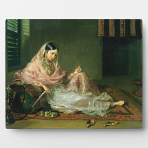 Plaque Photo Muslim Lady Recrows, 1789 (huile sur toile)