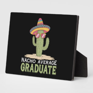 Plaque Photo Nacho Moyenne Graduate Cactus Graduation Mexicaine