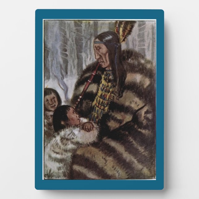 Plaque Photo "Native StoryTeller" (Devant)