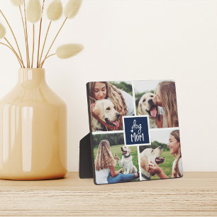 Plaque Photo Navy Dog Mom Photo Collage
