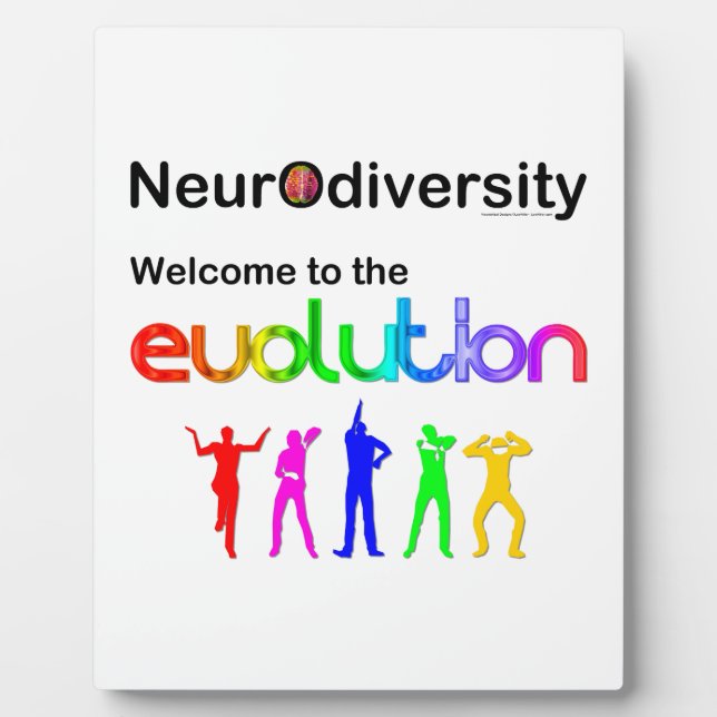 Plaque Photo Neurodiversity Welcome (Devant)