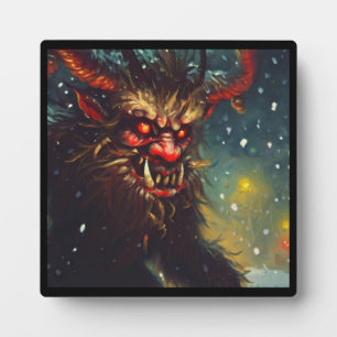 Plaque Photo Noël Krampus 4