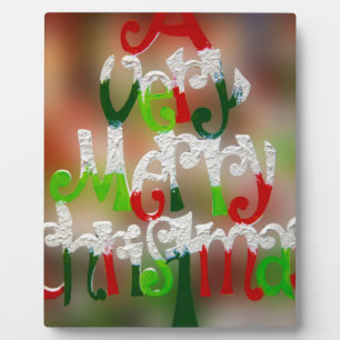 Plaque Photo noël très joyeux