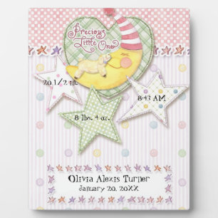 Plaque Photo Nom de bébé personnalisé Pépinière murale Art pour