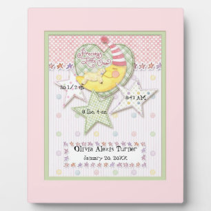 Plaque Photo Nom de bébé personnalisé Pépinière murale Art pour