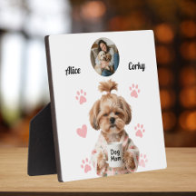 Nom de photo de maman de chien rose mignon
