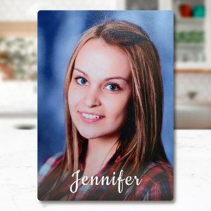 Plaque Photo Nom personnalisé Photo personnalisée