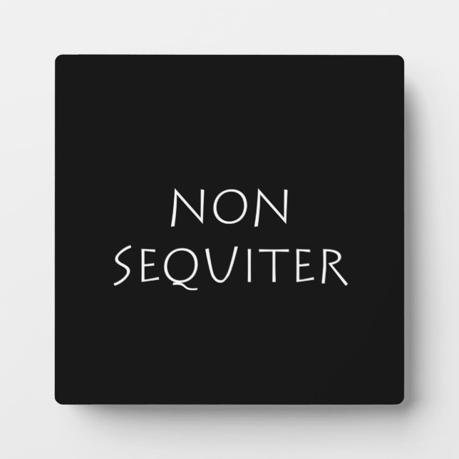 Plaque Photo Non séqueur (Devant)