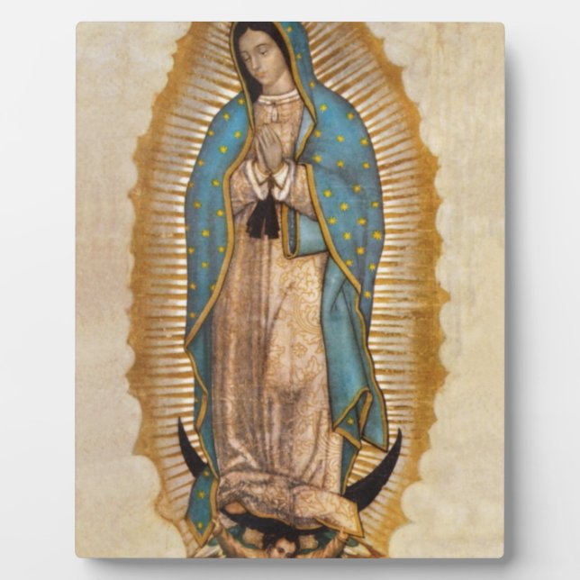Plaque Photo Notre Dame de Guadalupe (Devant)
