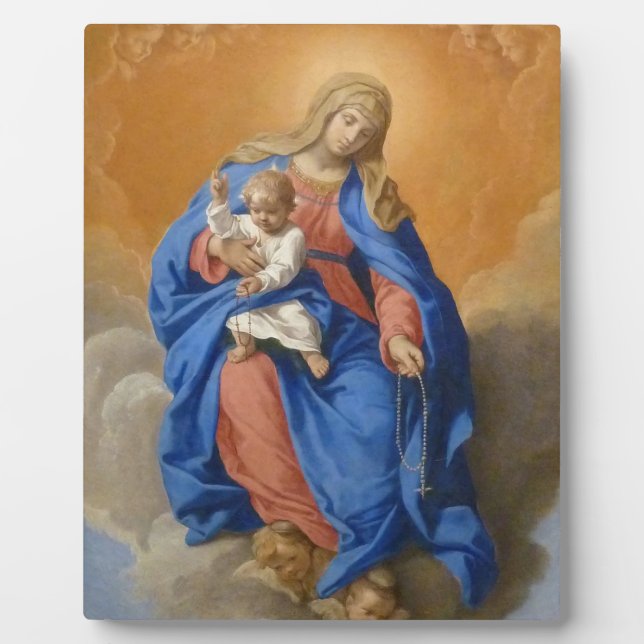 Plaque Photo Notre-Dame Du Rosaire (Devant)