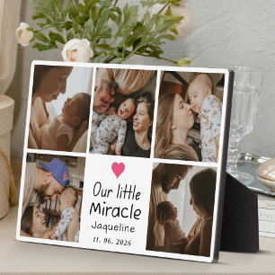 Plaque Photo Notre Petit Miracle Baby Photo Collage Nouveaux Pa