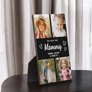 Plaque Photo Nous t'aimons Maman Famille Photo moderne Collage