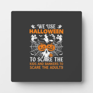Plaque Photo Nous Utilisons Halloween Effrayer Fantôme Citrouil