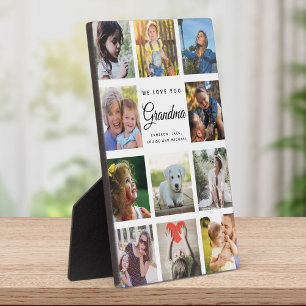 Plaque Photo NOUS VOUS AIMONS Grand-mère Modern Instagram Photo