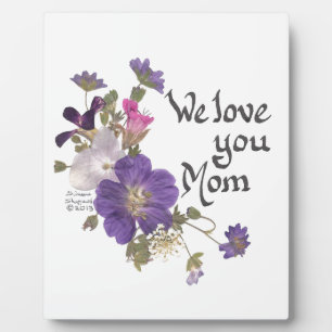 Plaque Photo Nous vous aimons les cadeaux de maman