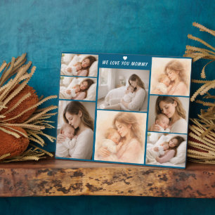 Plaque Photo Nous Vous Aimons Maman Photo Personnalisée   Fête 