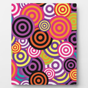 Plaque Photo Nouveau cercle art Abstrait