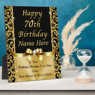 Plaque Photo Nouvel anniversaire exceptionnel Présent pour femm