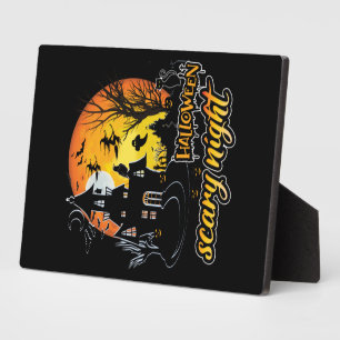 Plaque Photo Nuit d'Halloween effrayant