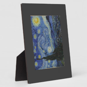 Plaque Photo Nuit étoilée de Van Gogh