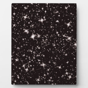 Plaque Photo nuit noire
