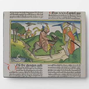 Plaque Photo Numbers 22 20-35 Balaam's talking ass, from the 'N