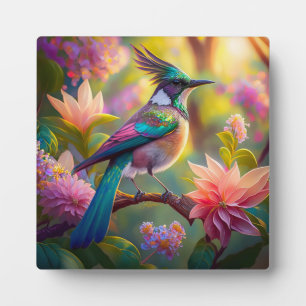 Plaque Photo Oiseau de Jay Imaginaire vert