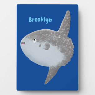 Plaque Photo Oiseau de mer mola mola mignonne caricature