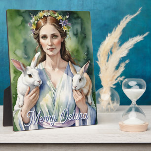 Plaque Photo Ostara Déesse Équinoxe de Printemps Sabbat Autel W