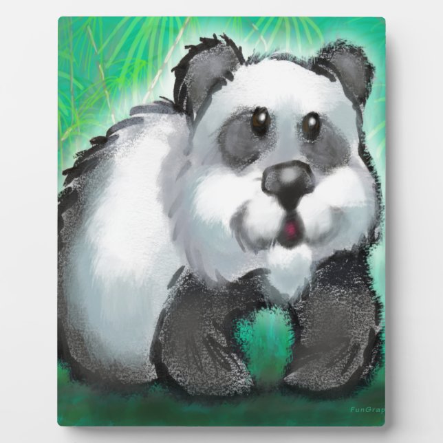 Plaque Photo Ours Panda (Devant)