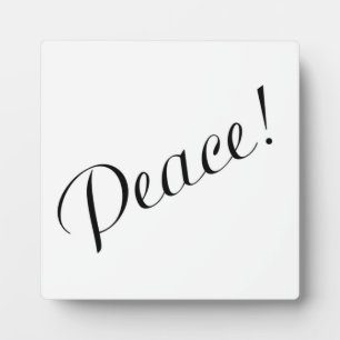 PLAQUE PHOTO PAIX
