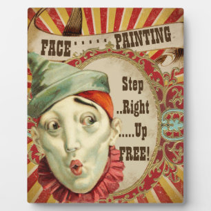 Plaque Photo Panneau de peinture faciale