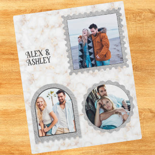 Plaque Photo Panneau personnalisé avec trois photos Mur de mais