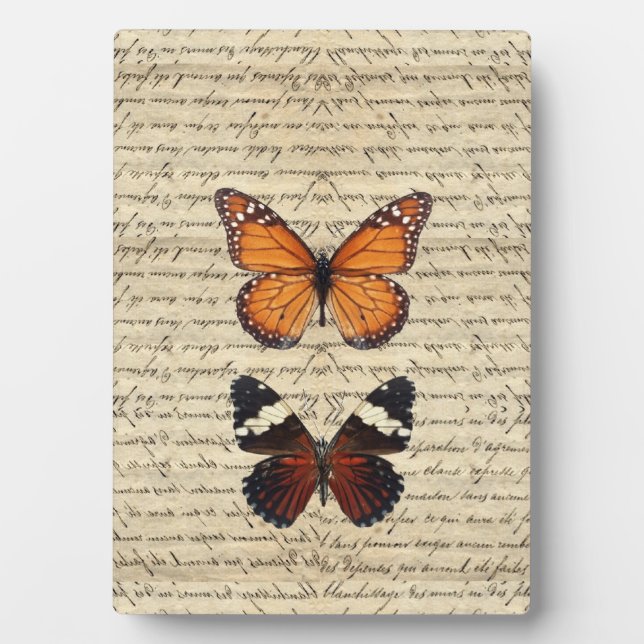 Plaque Photo papillon (Devant)