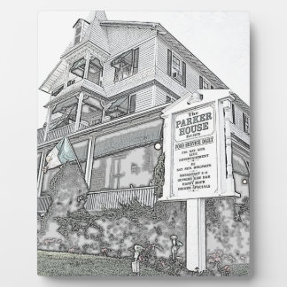 Plaque Photo Parc House Sketch