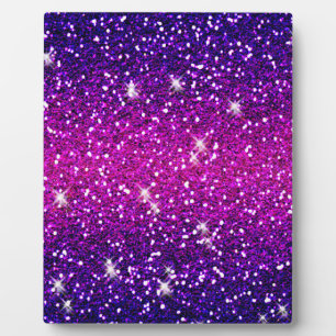 Plaque Photo Parties scintillant Étincelles Purple Pink Texture