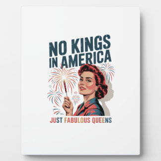 Plaque Photo Pas de rois en Amérique Fabulous Queens Pride 2025