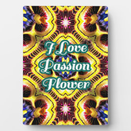 Plaque Photo Passiflora Caerulea Motif