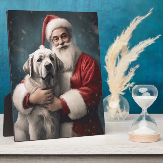 Plaque Photo Pasteur anatolien avec Noël du Père Noël (Côté)